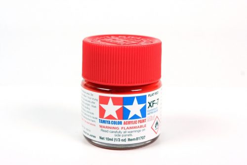 Tamiya - Mini Acrylic XF-7 Flat Red 10 ml