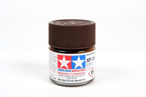 Tamiya - Mini Acrylic XF-10 Flat Brown 10 ml