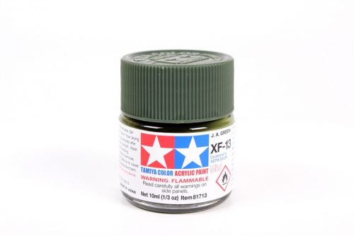 Tamiya - Mini Acrylic XF-13 Flat J.A. Green 10 ml