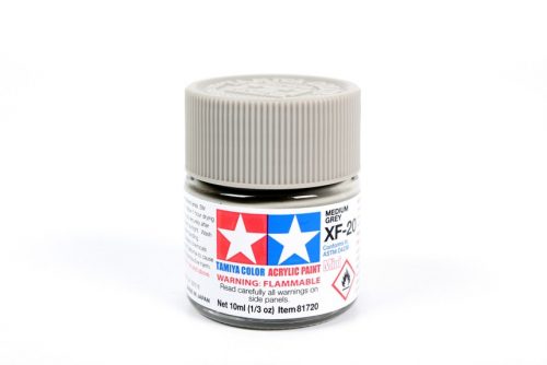 Tamiya - Mini Acrylic XF-20 Flat Medium Grey 10 ml