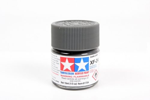 Tamiya - Mini Acrylic XF-24 Flat Dark Grey 10 ml