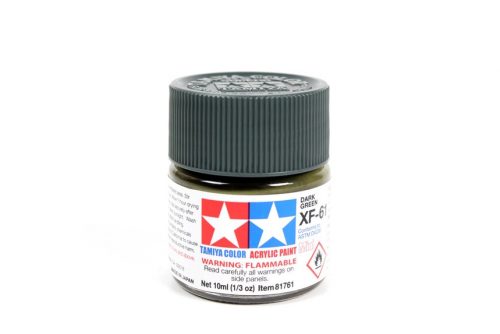 Tamiya - Mini Acrylic XF-61 Dark Green 10 ml