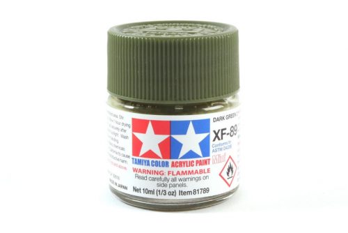 Tamiya - Mini Acrylic XF-89 Dark Green 2 10 ml