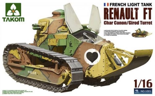 Takom - French Light Tank Renault FT char canon / Girod turret