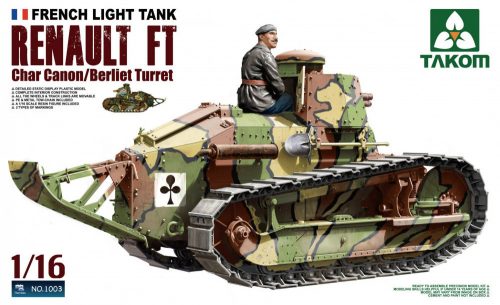 Takom - French Light Tank Renault FT Char Canon/Berliet Turret