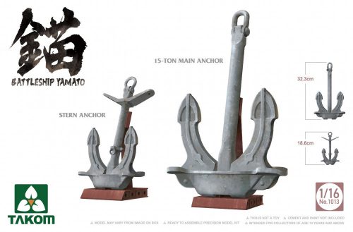 Takom - Battleship Yamato Anchor