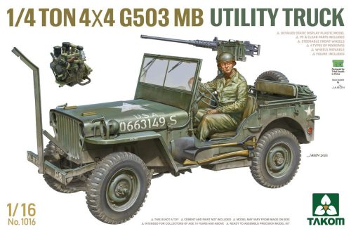 Takom  - ¼-ton 4×4 truck (1:16)