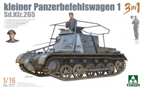 Takom - Kleiner Panzerbefehlswagen 1 3 in 1 Sd.Kfz.265