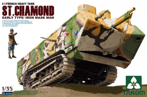 Takom - French Heavy Tank St.Chamond Early Type/Iron Mask Man