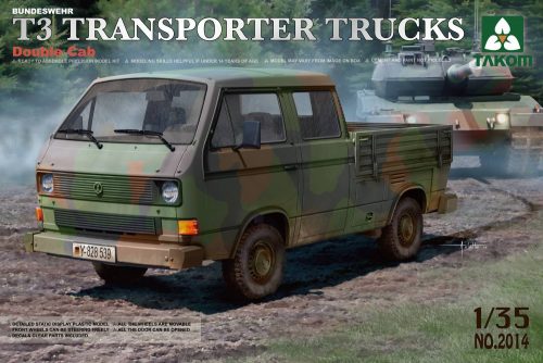 Takom - Bundeswehr T3 Transporter Trucks / Double Cab