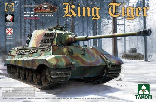 Takom - WWII German Heavy Tank Sd.Kfz.182 King Tiger Henschel Turret w/interior