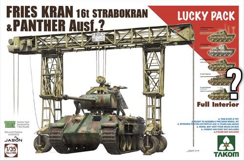 Takom - Fries Kran 16t Strabokran Pantther Ausf. Lucky Pack