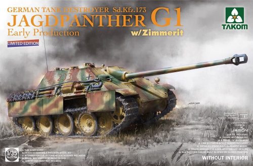 Takom - German Tank Destroyer Sd.Kfz.173 Jagdpanther G1 Early Production w/Zimmerit (Limited edition)