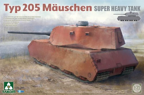 Takom - Typ 205 Mauschen Super Heavy Tank