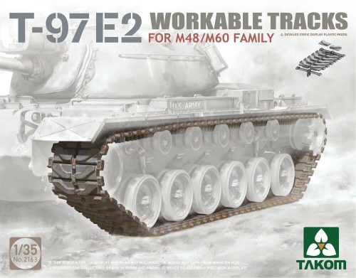 Takom - T-97E2 WORKABLE TRACKS FOR M48/M60 FAMILY