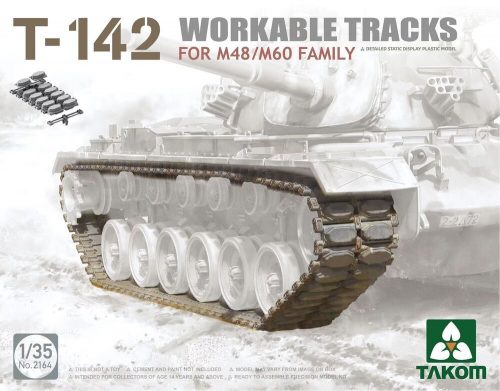 Takom - T-142 WORKABLE TRACKS FOR M48/M60 FAMILY