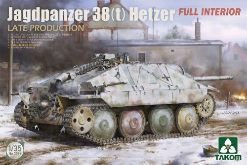 Takom - Jagdpanzer 38(t) Hetzer LATE PRODUCTION w/FULL INTERIOR