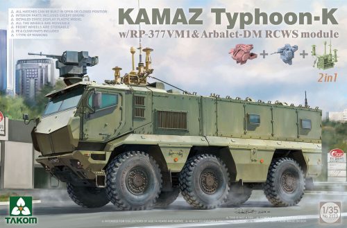 Takom - Kamaz Typhoon-K w/RP-377VM1 & Arbalet-DM RCWS Module 2in1