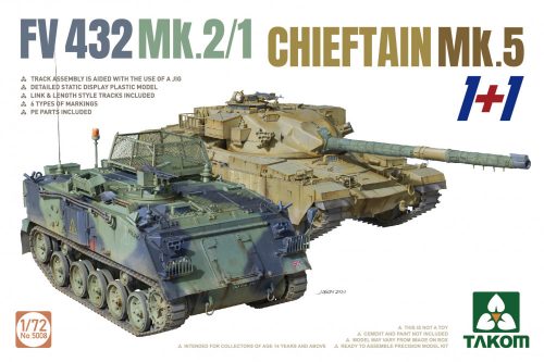 Takom - FV 432 MK.2/1+CHIEFTAIN MK.5 (1+1)