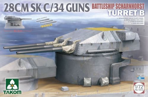 Takom - BATTLESHIP SCHARNHORST Tur. B 28CMSK C/34GUNS