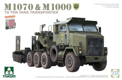 Takom - M1070&M1000 70 TON TANK TRANSPORTER