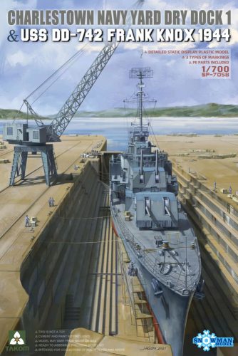 Takom - Charlestown Dry Dock & USS DD-742 Frank Knox