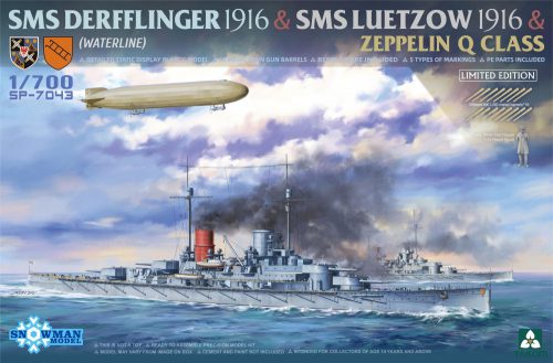 Takom - SMS Derfflinger 1916 & Sms Luetzow 1916  & Zeppelin Q Class (Limited Edition)