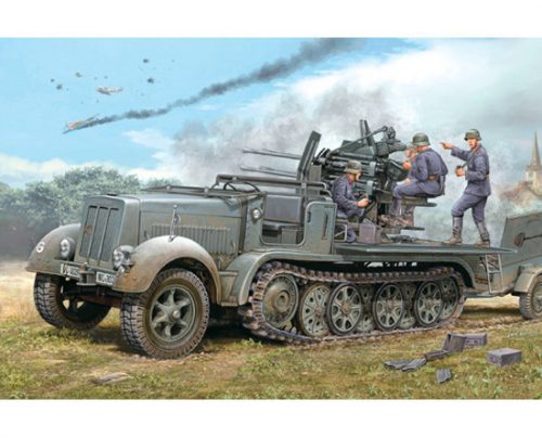 Trumpeter - Trumpeter - 2 cm Flakvierling 38 Selbstfahrlafette (Sd.Kfz.7/1 early