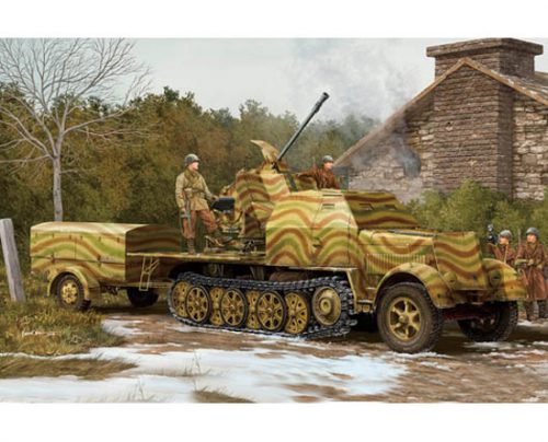 Trumpeter - German 3,7Cm Flak 43 Auf Selbstfahrlafette Sd.Kfz. 7/2