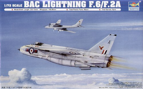 Trumpeter - British Electric (Bac) Lightning F.2A/F.6