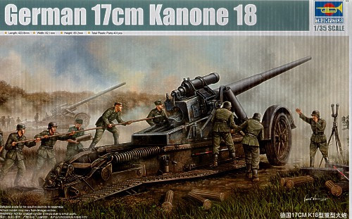 Trumpeter - German 17Cm Kanone 18 Heavy Gun