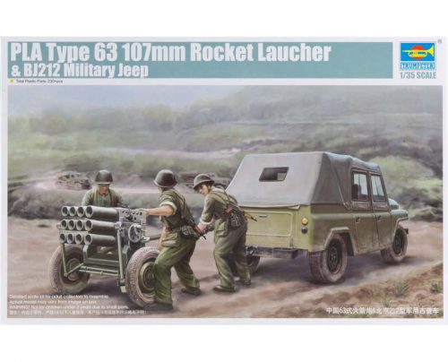 Trumpeter - Pla Type 63 107Mm Rocket Launcher&B212