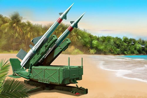 Trumpeter - Soviet 5P71 Launcher with 5V27 Missile Pechora (SA-3B Goa) Rounds Loaded