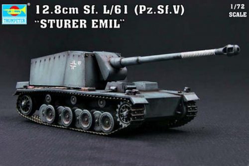 Trumpeter - Sturer Emil 12,8 Cm Sf. L/61 Pz.Sf.V