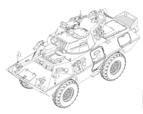 Trumpeter - V-150 Commando w/20mm cannon