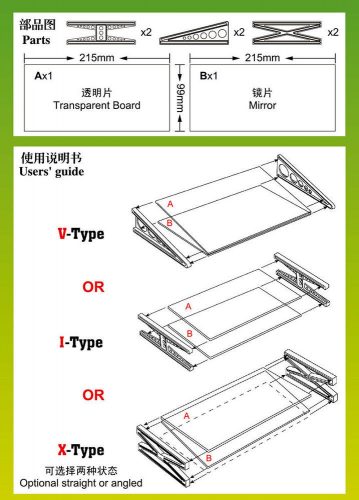 Master Tools - Mirror display stand