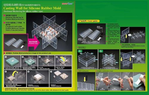 Trumpeter - Casting Wall for Silicone Rubber Mold