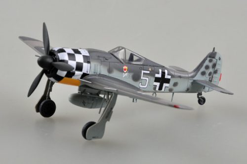 Trumpeter Easy Model - FW190A-6,white 5,Uffz Rudolf Hubl.I./ JG1,July 1943