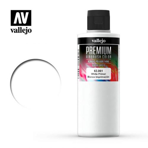 Vallejo - Premium Color - White Primer 200 ml