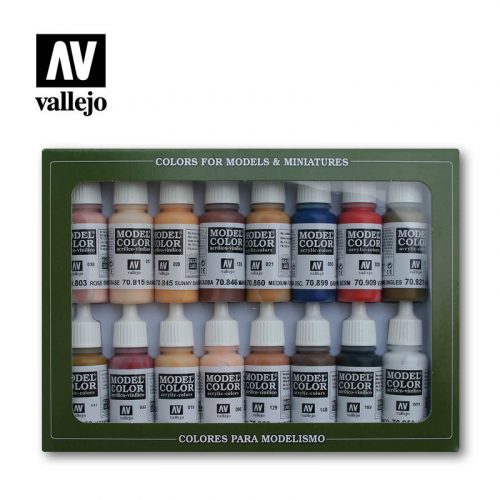 Vallejo - Model Color - Face & Skin Tones Paint set