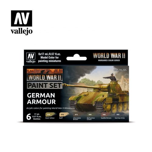 Vallejo - Model Color - German Armour WWII Paint set