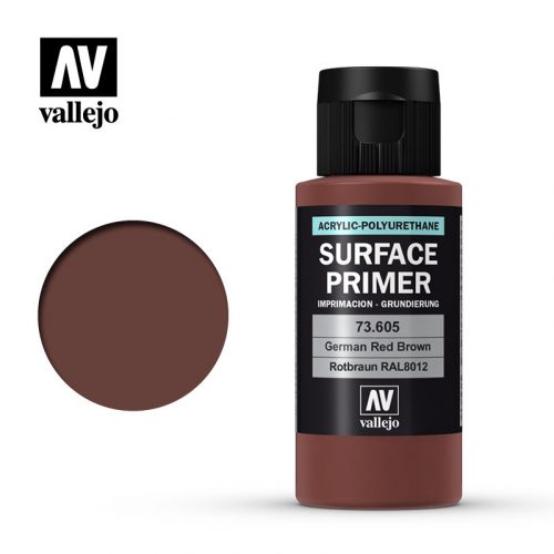 Vallejo - Surface Primer - Ger. Red Brown 17 ml.