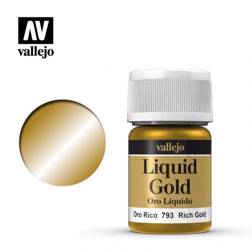 Vallejo - Liquid Gold - Rich Gold (Alcohol Based)