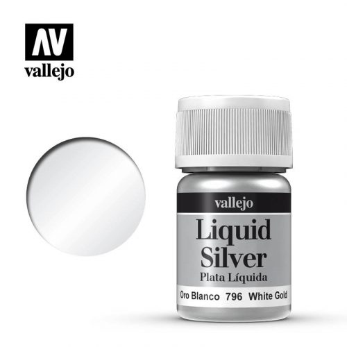 Vallejo - Liquid Gold - White Gold (Alcohol Based)