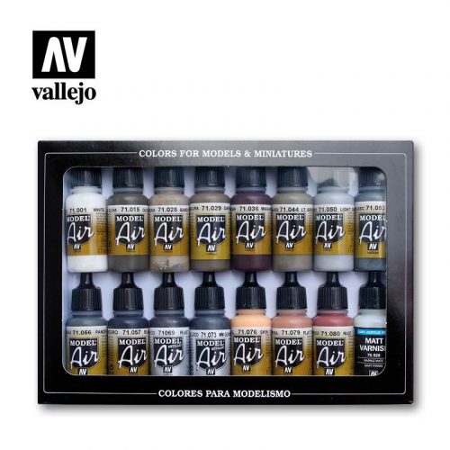 Vallejo - Model Air - Building Set Paint set