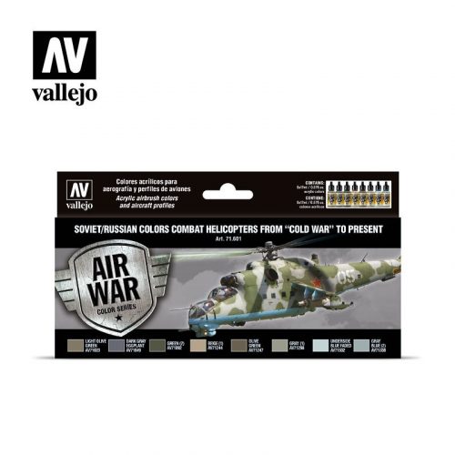 Vallejo - Model Air - Soviet / Russian colors Combat Helicopters post WWII to present Paint set