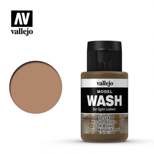 Vallejo - Model Wash - Dark Brown Wash 35 ml.