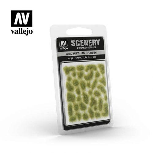 Vallejo - Scenery - Wild Tuft - Light Green 6 mm